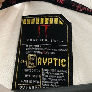 Men’s size 3XL Pennywise the clown shirt, new tags still on